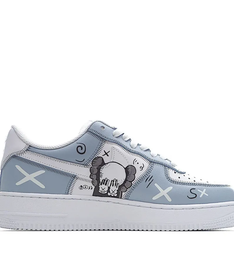 KAWS x Nike Air Force 1 Low Low-Top Sneakers