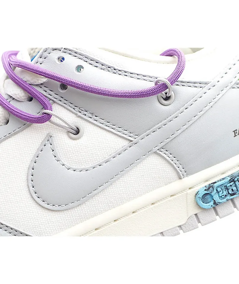 Nike SB Dunk OFF-WHITE Gray Purple