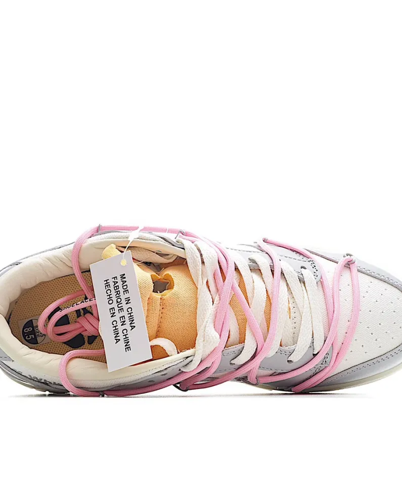 Nike SB Dunk OFF-WHITE Grey Pink