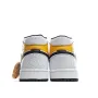 Wmns Air Jordan 1 Mid 'Perforated - White University Gold'