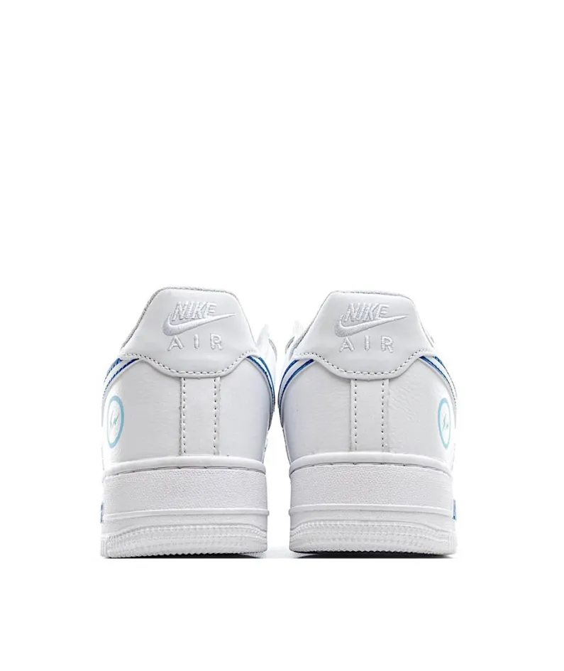Fragment Design x Nike Air Force 1 Low White and Blue Low Top 3M Reflective