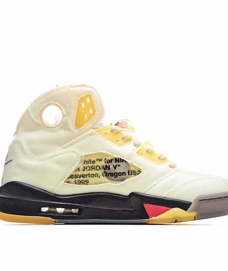 Off-White x Air Jordan 5 SP 'Sail'