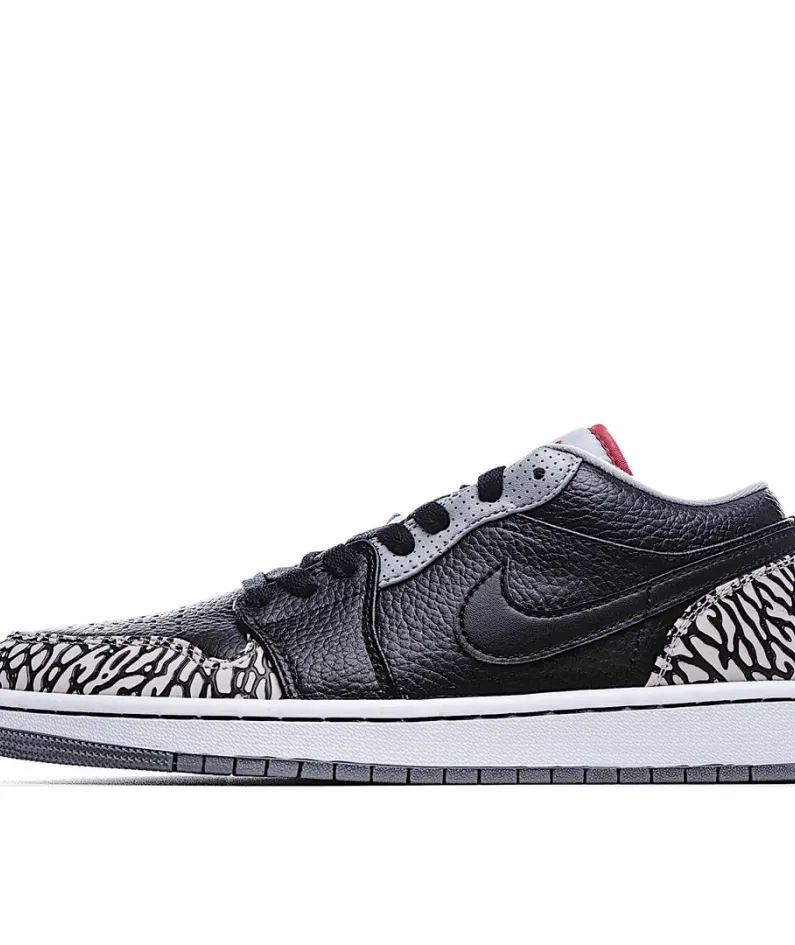 Air Jordan 1 Phat Low 'Black Cement'