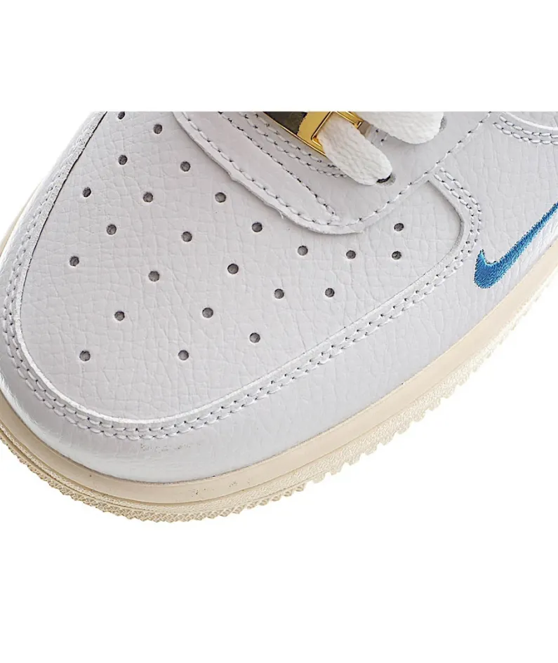 KITH Nike Air Force 107 Sneakers White Blue KITH Nike Air Force 107 Sneakers White Blue