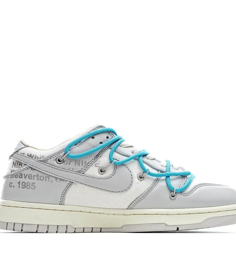 Nike 0ff-White x Nike Dunk Low "02 of 50" OW White Grey