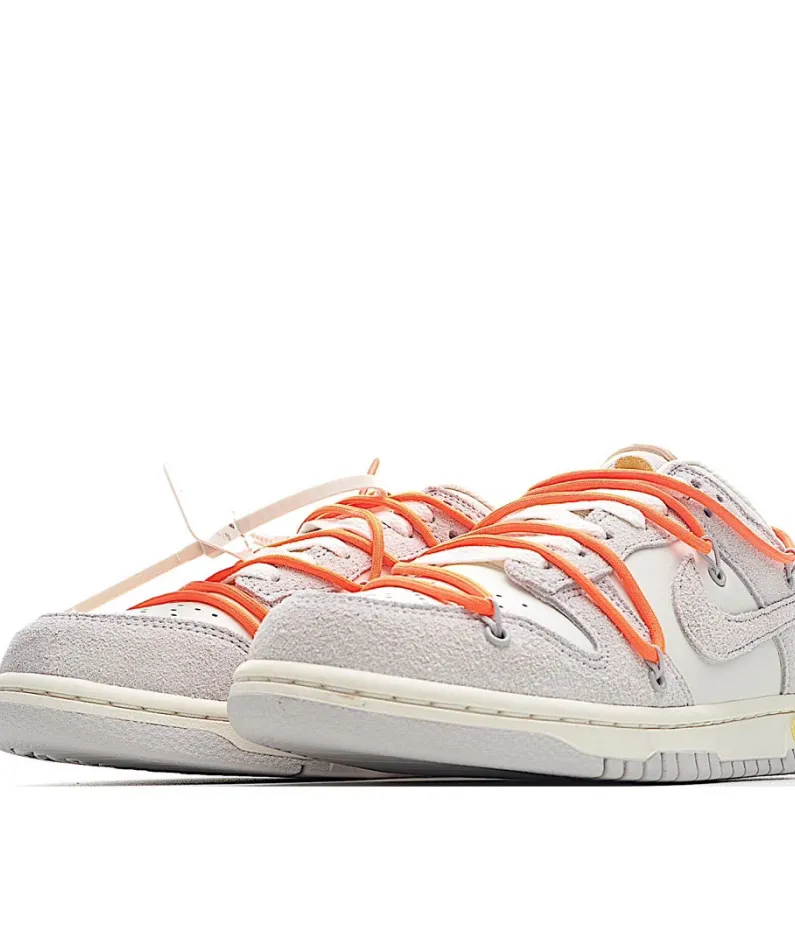 Nike SB Dunk OFF-WHITE Grey Orange