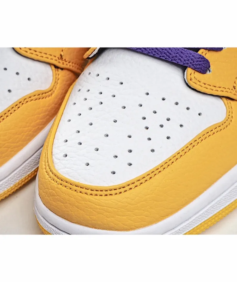 Air Jordan 1 Mid GS 'Lakers'