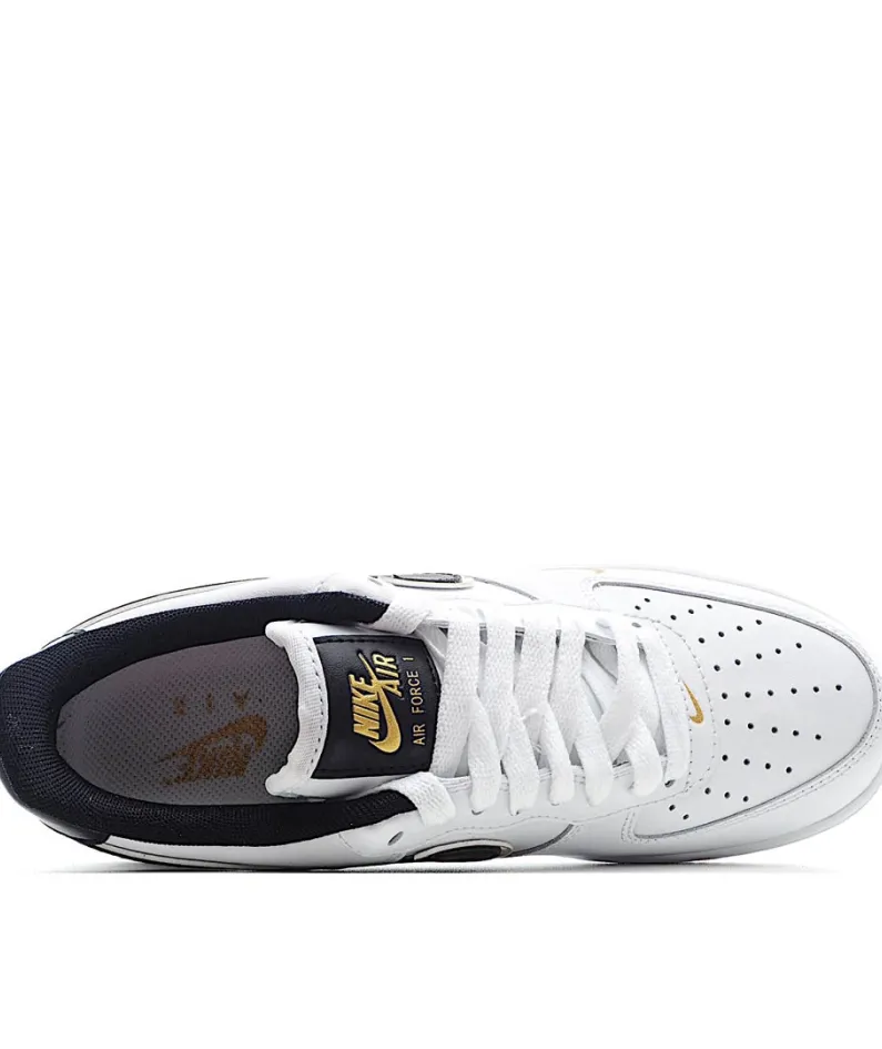 Nike Air Force 1 React LV8 White Black Gold