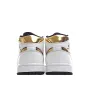 Air Jordan 1 Mid GS 'White Gold'