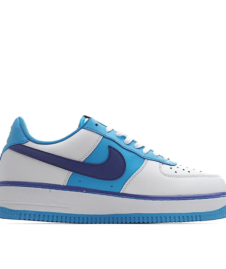 Nike Air Force 107 Low White Blue Purple Low Top
