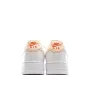 Nike Air Force 1 White and Orange