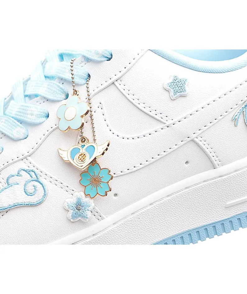Nike Air Force 1 Low White and Blue