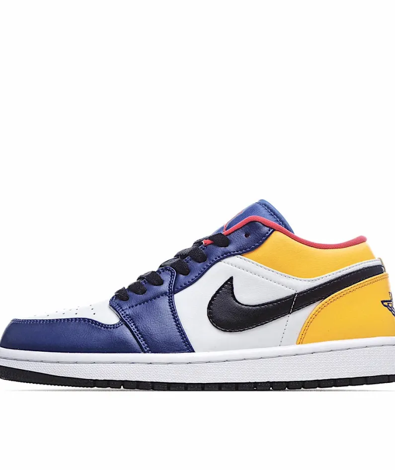 Air Jordan 1 Low 'White Deep Royal Blue'