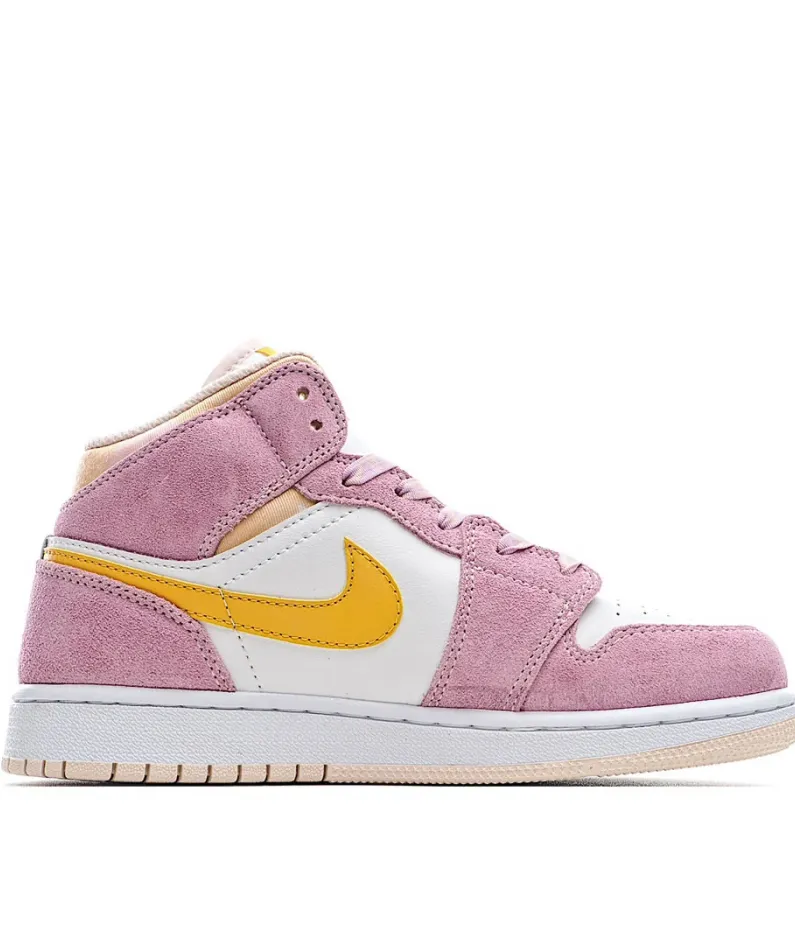 Air Jordan 1 Mid SE GS 'Arctic Pink'