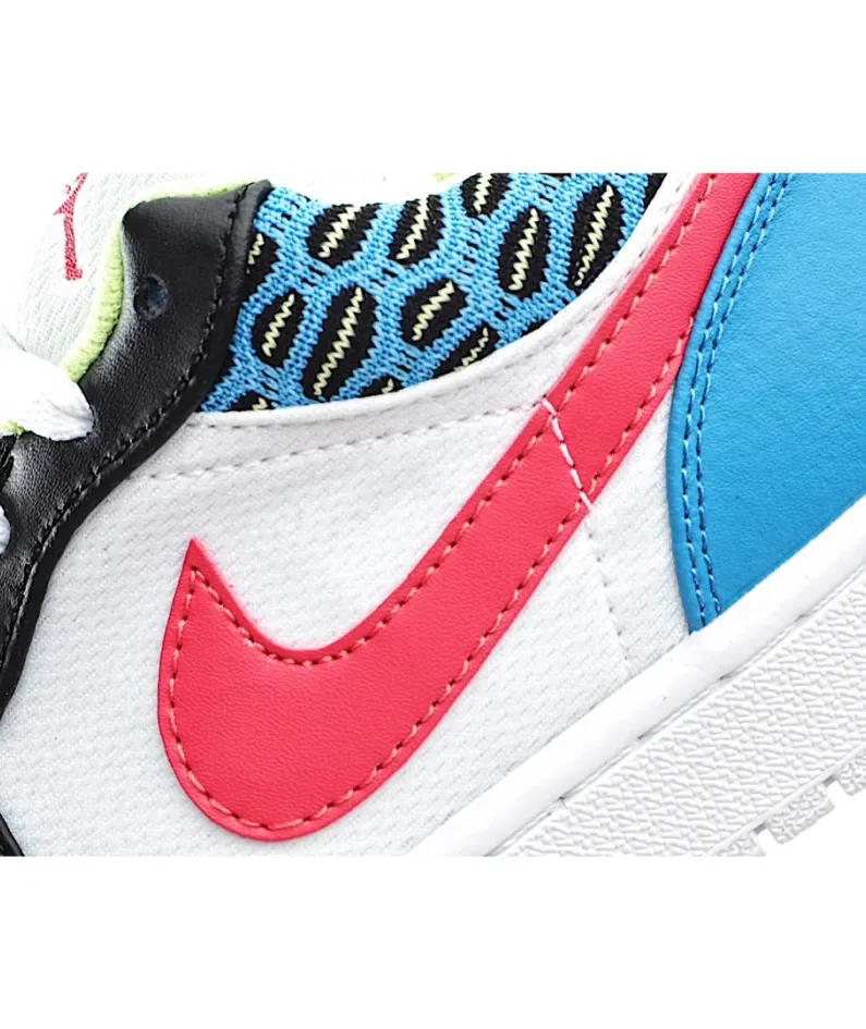 Air Jordan 1 Low GS 'Funky Patterns'
