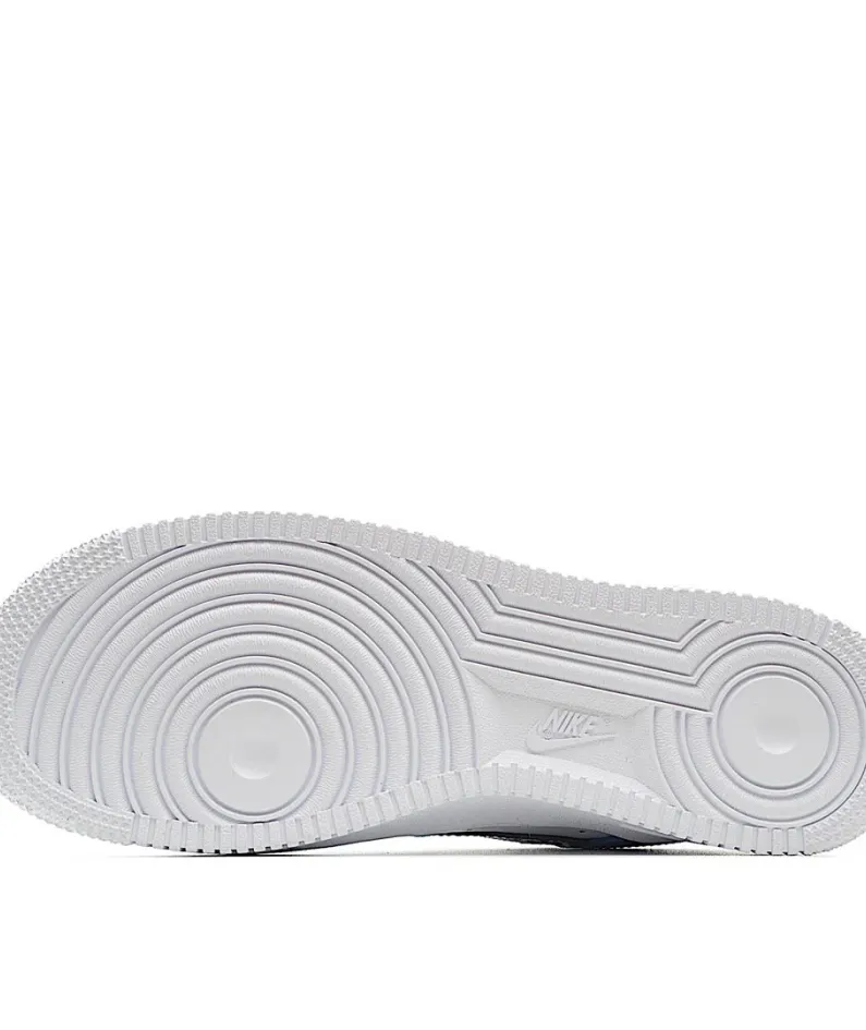 Nike Air Force 1 Low'07 White and Blue Low Top Sneakers