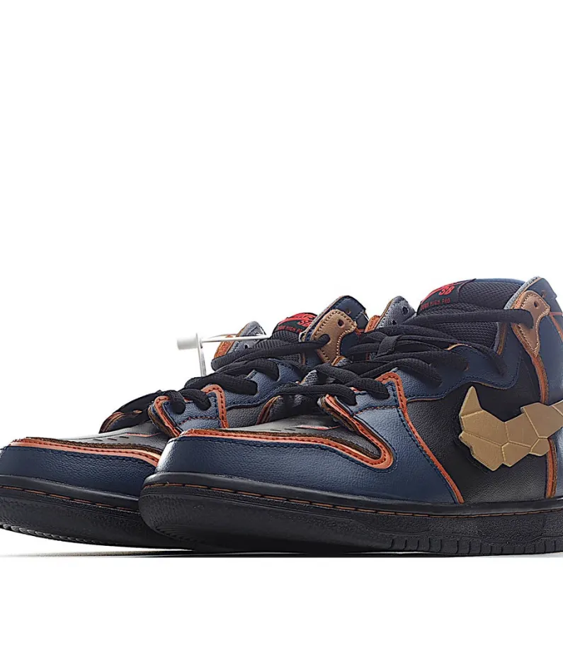 Gundam x Nike Dunk High Banshee Black & Blue