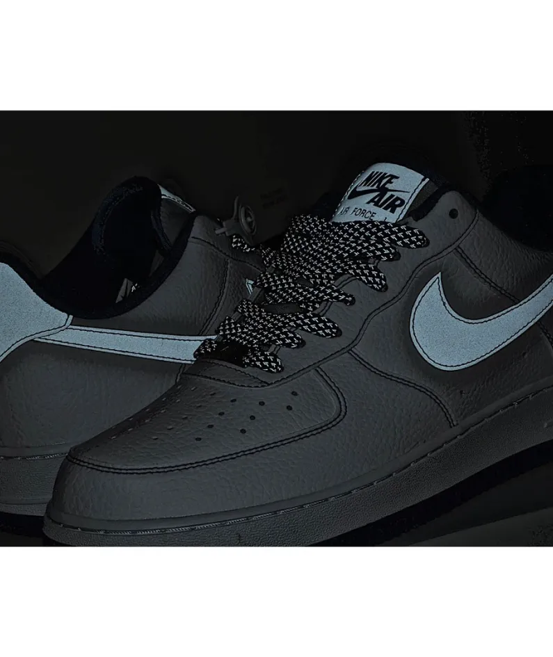 Nike Air Force 1 Low Top Sneakers 3M Reflective