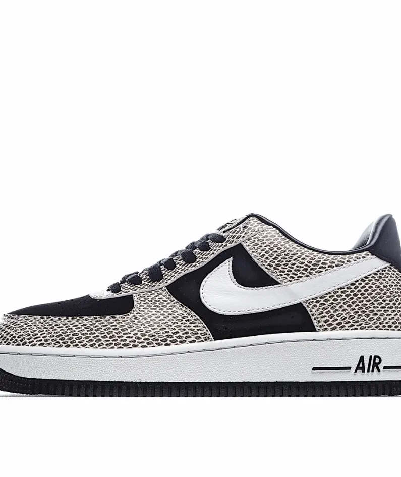 Nike Air Force 1 Low CocoaSnake Returning February Black Snake Print