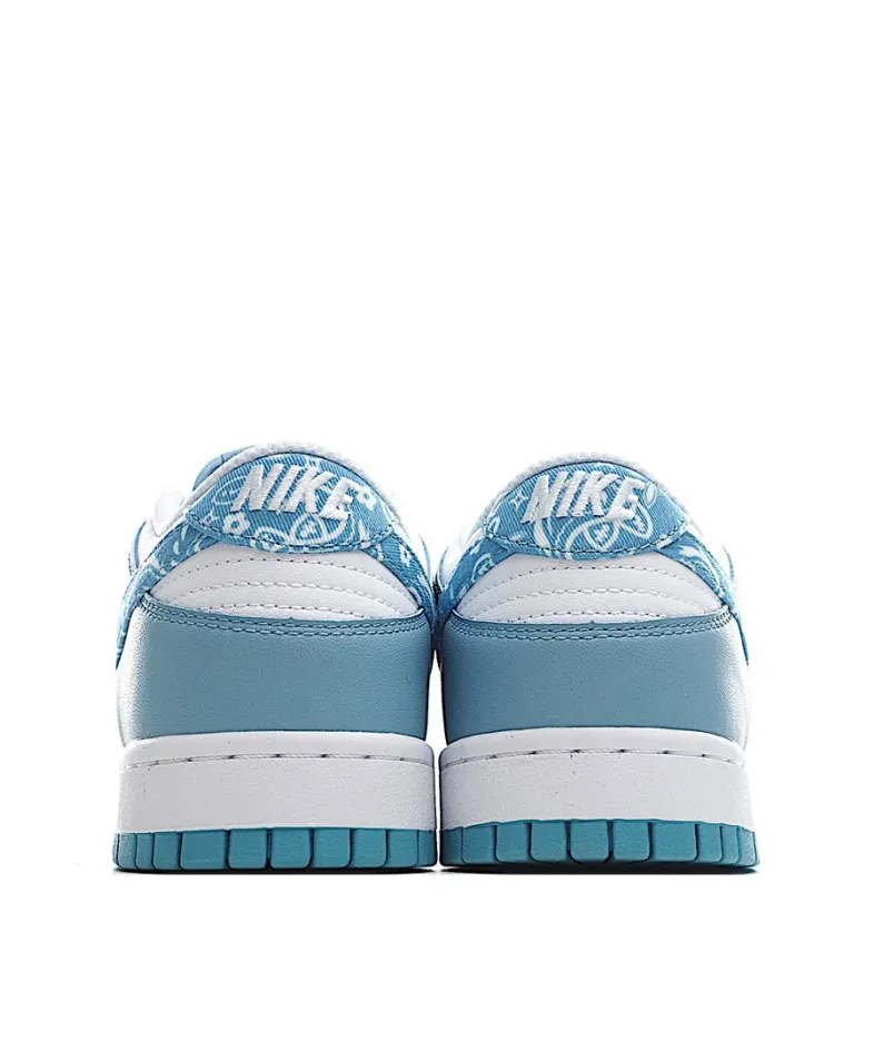 Nike Dunk Low Green/blue paisley sneakers