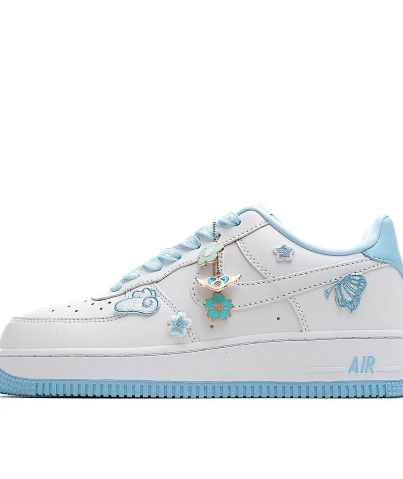 Nike Air Force 1 Low White and Blue