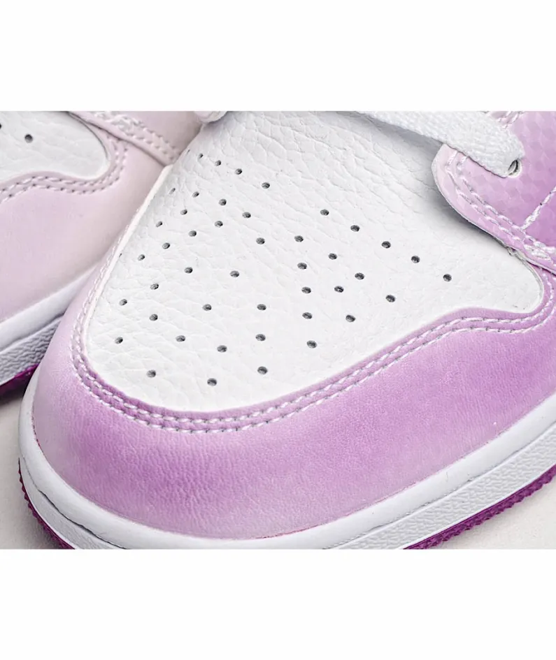 Air Jordan 1 Mid GG AJ1 Joe 1 Colorful Pink Chameleon Ultraviolet Temperature Change 555112-ID