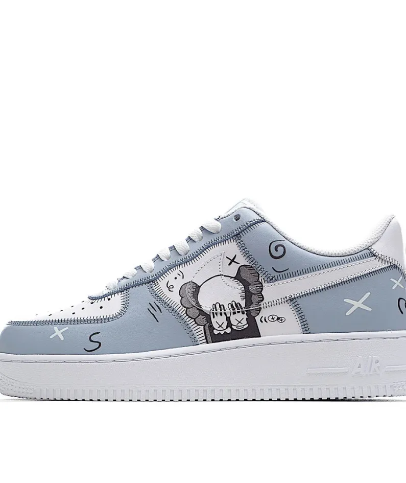 KAWS x Nike Air Force 1 Low Low-Top Sneakers