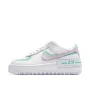 Nike Air Force 1 Shadow White, Green and Pink Low-Top Sneakers