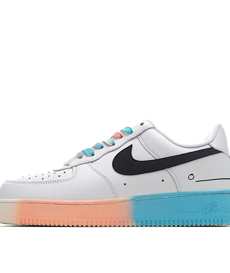 Nike Air Force 1 Low 07 White Red Blue Sneakers