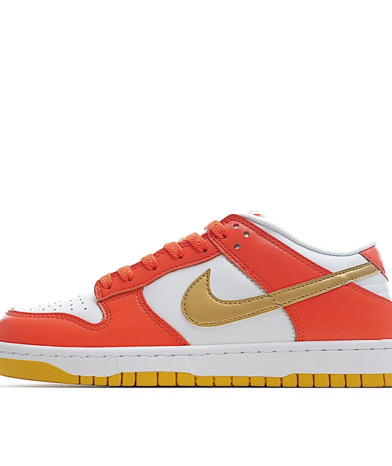 Nike Dunk Low "Golden Orange" Platinum Orange Sneakers