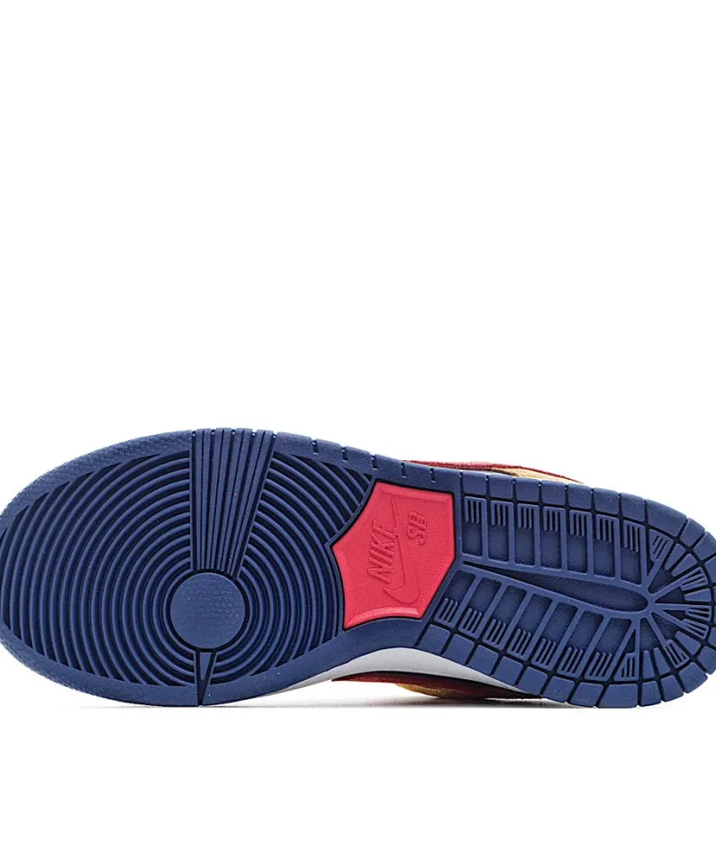 Nike SB Dunk Low Pro "Papa Bear Brown Red Blue