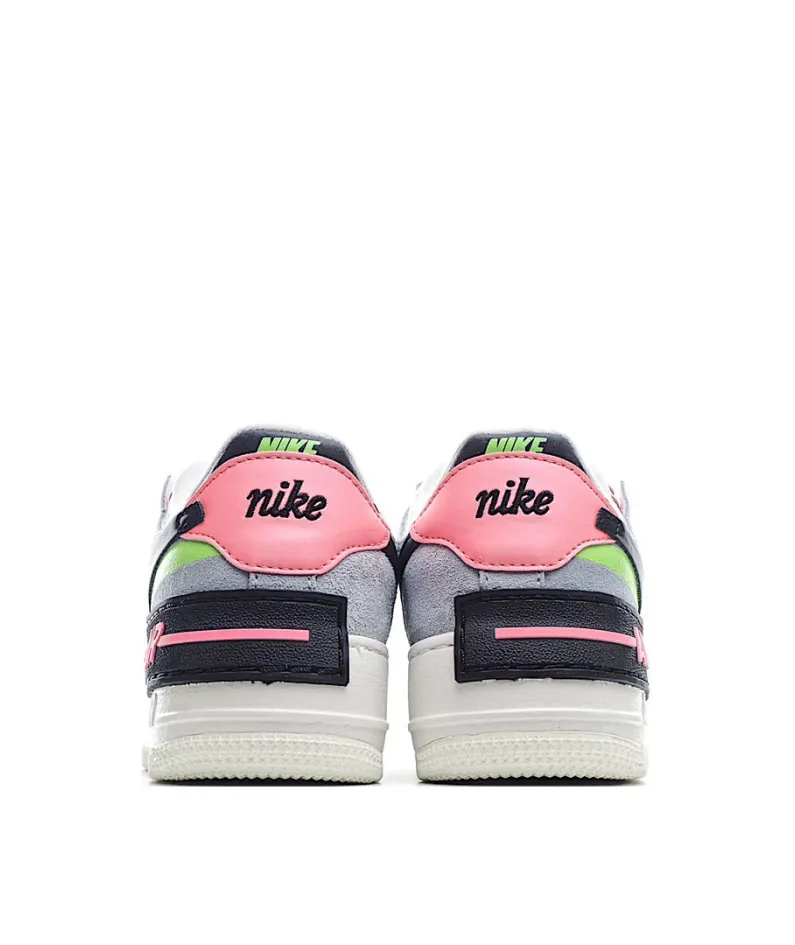 Nike Air Force 1 Shadow Blue Pink Green