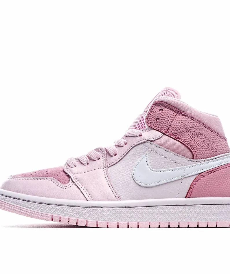 Wmns Air Jordan 1 Mid 'Digital Pink'