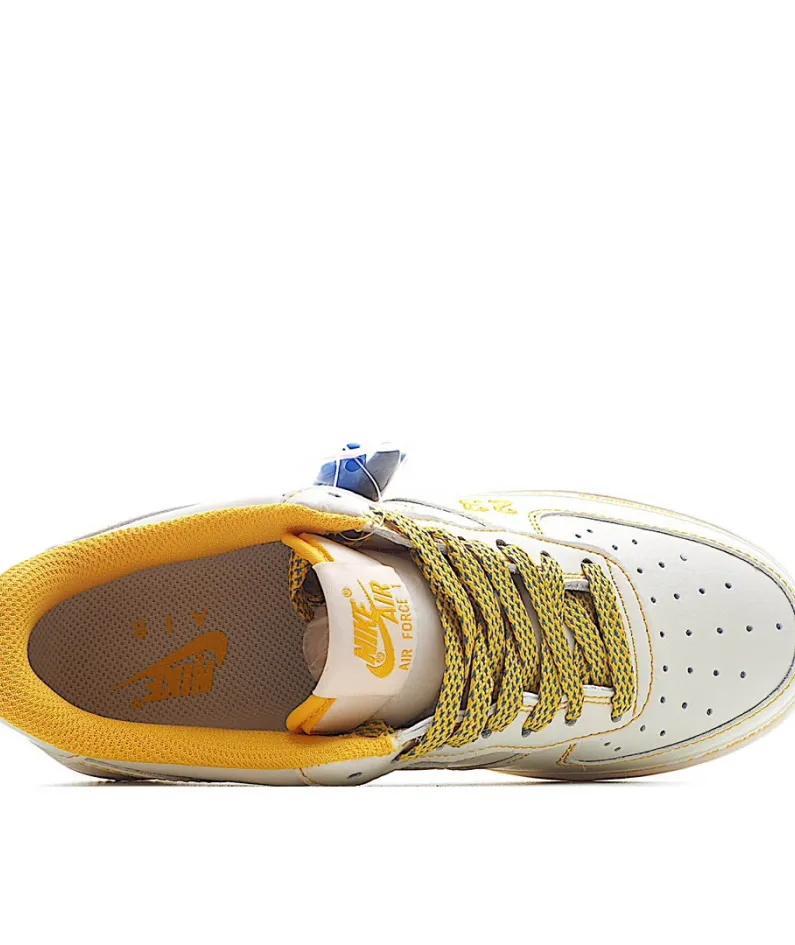 Uninterrupted Nike Air Force 1 Beige Sneakers