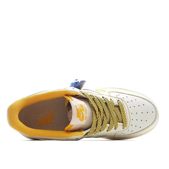 Uninterrupted Nike Air Force 1 Beige Sneakers