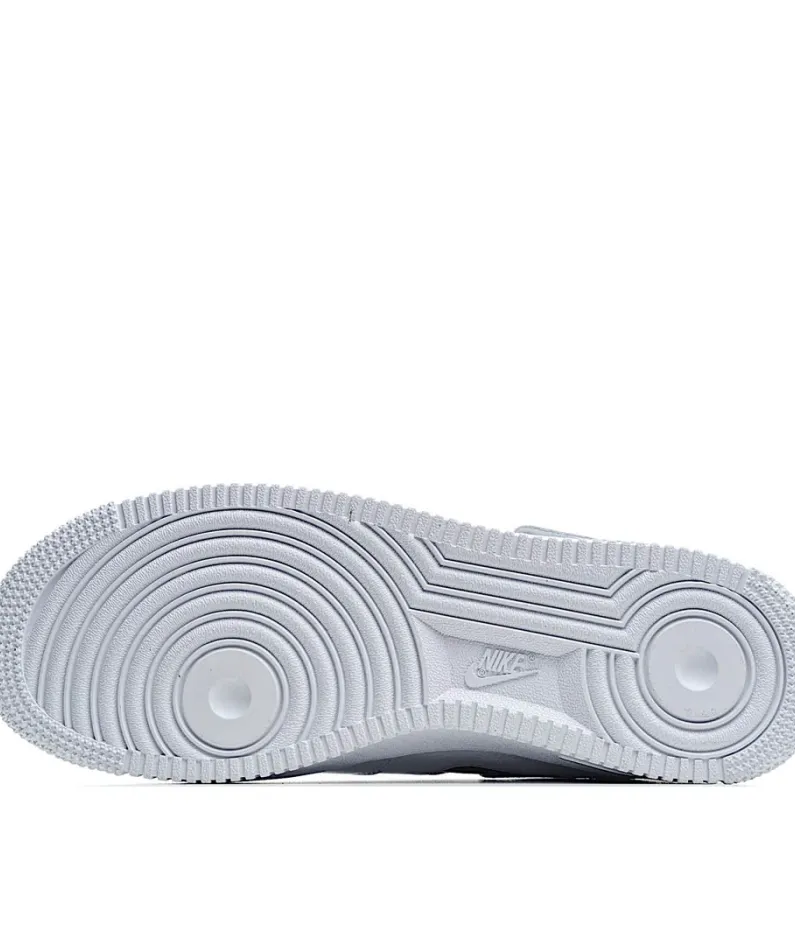 Nike Air Force 1 Lv8 Mid Top White Black 3M Reflective