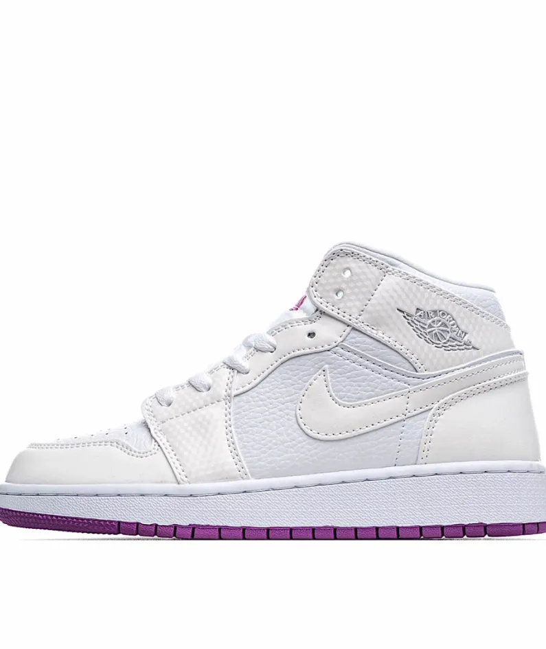 Air Jordan 1 Mid GG AJ1 Joe 1 Colorful Pink Chameleon Ultraviolet Temperature Change 555112-ID