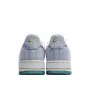 Nike Air Force 1 Low Top White, Blue and Gold