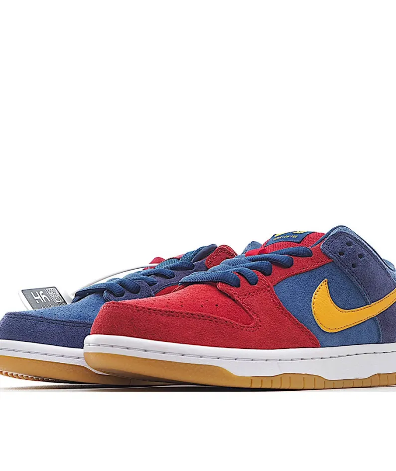 Nike SB Dunk Low "Barcelona" "Catalonia" Suede