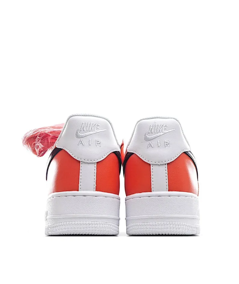 Nike Air Force 1 Low'07 White Red Black Low Top Sneakers