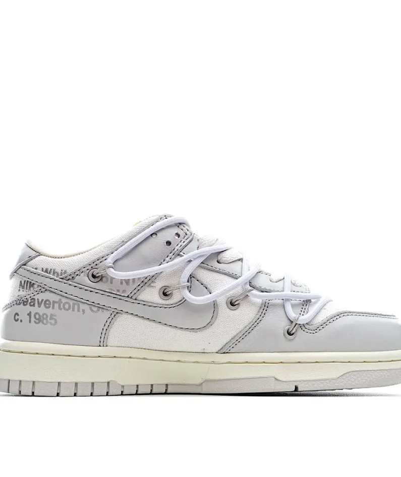 Nike 0ff-White x Nike Dunk Low "03 of 50" OW White Grey