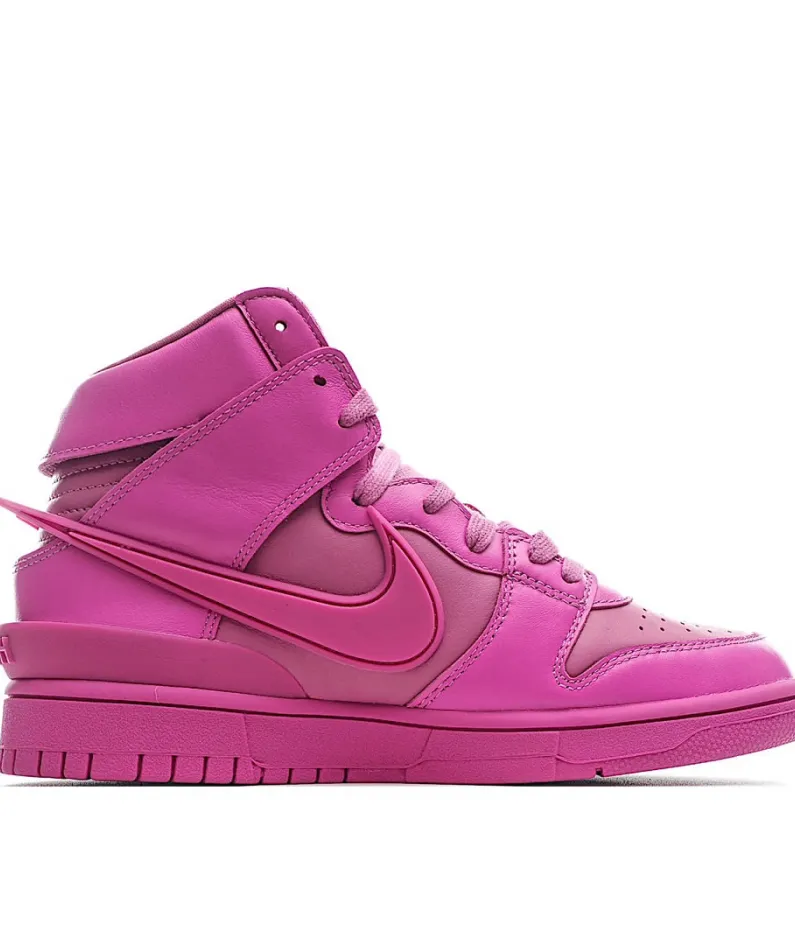 Ambush x Nike Dunk High Black 玫粉