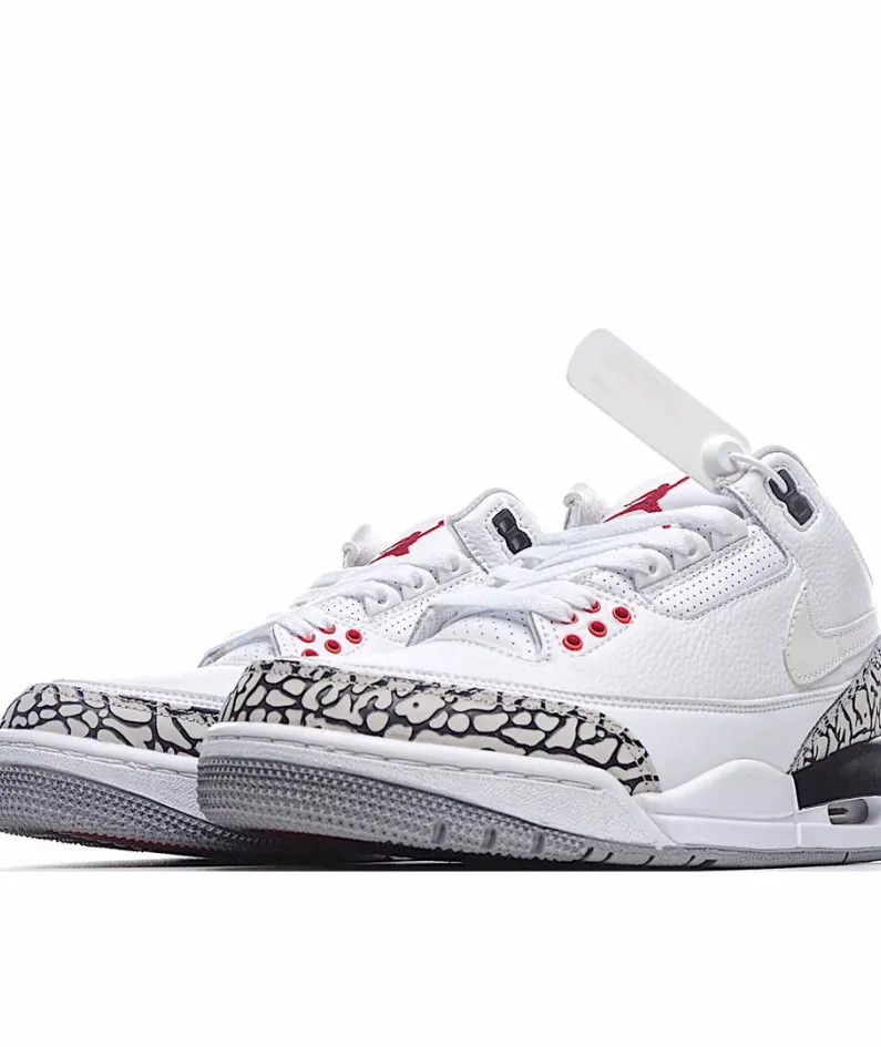 Air Jordan 3 Retro JTH NRG 'White Cement'