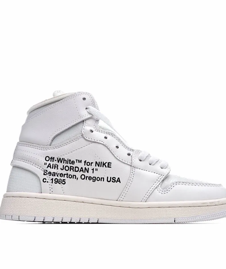 Off-White x Air Jordan 1 Retro High OG 'White' 2018