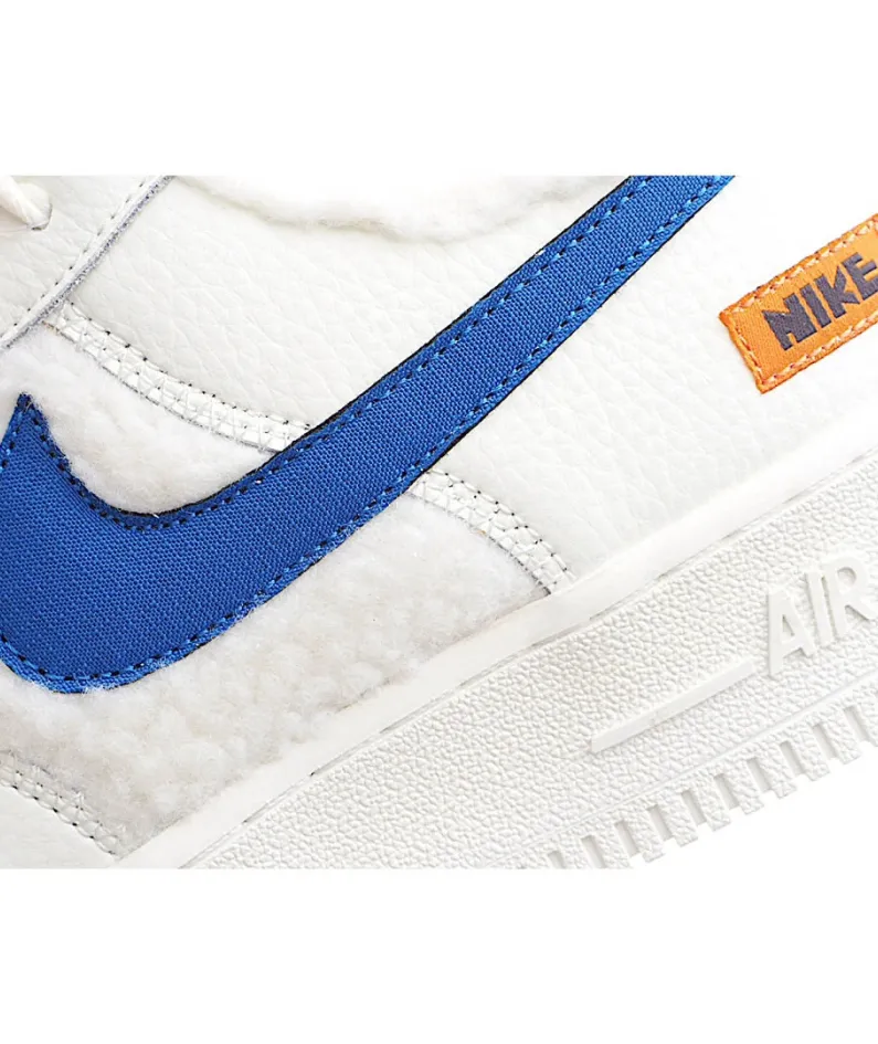 Nike Air Force 1 Low White and Blue Tick
