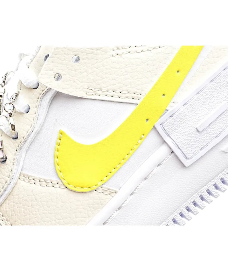 Nike Air Force 1 Shadow Have A Nike Day   米 白 黄 