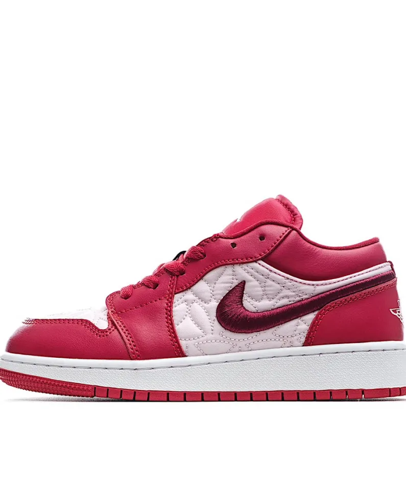 Air Jordan 1 Low GS 'Pink Quilt'