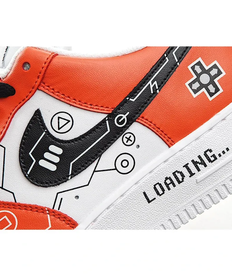 Nike Air Force 1 Low'07 White Red Black Low Top Sneakers