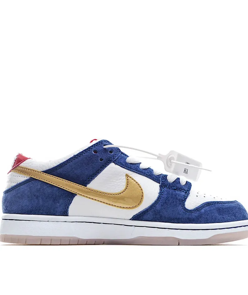 Nike SB Dunk Low Dark Blue and White