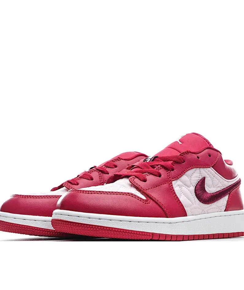 Air Jordan 1 Low GS 'Pink Quilt'